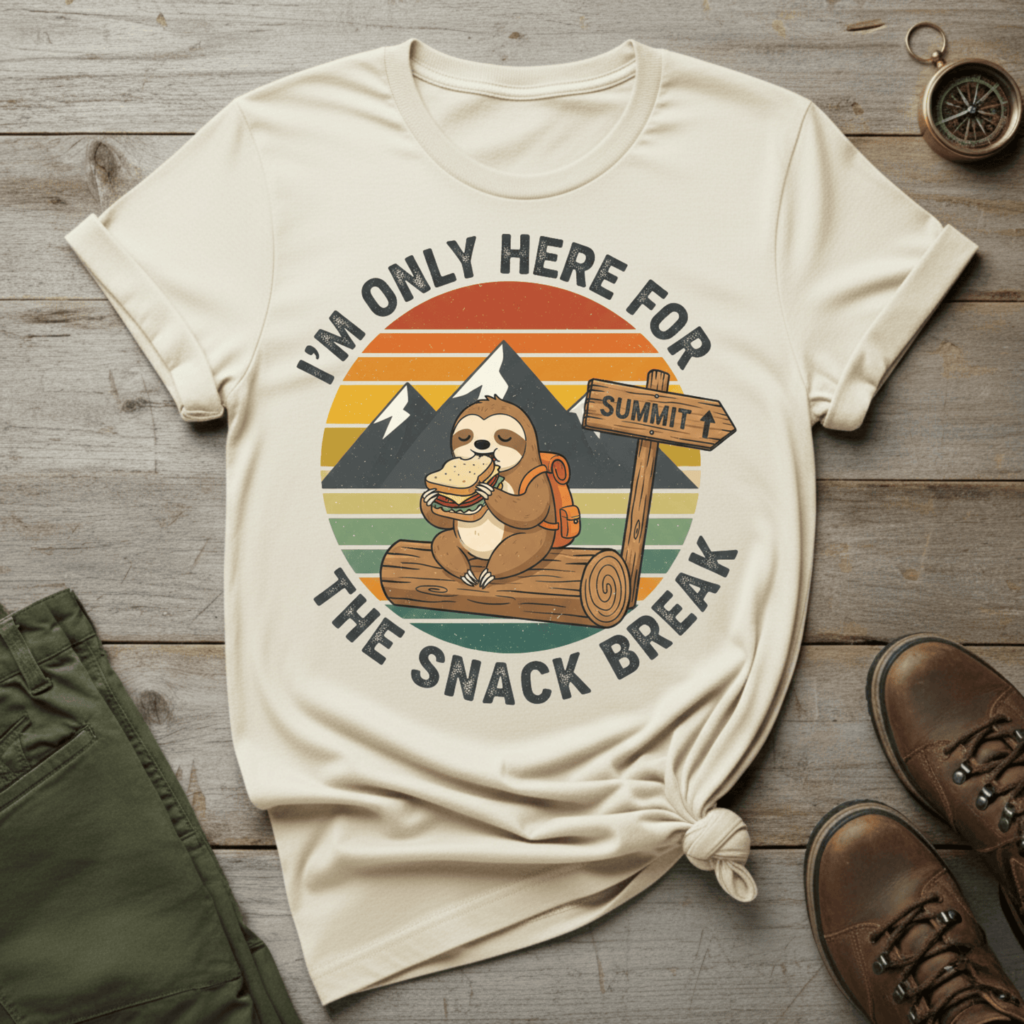 I'm Only Here For The Snack Break T-Shirt