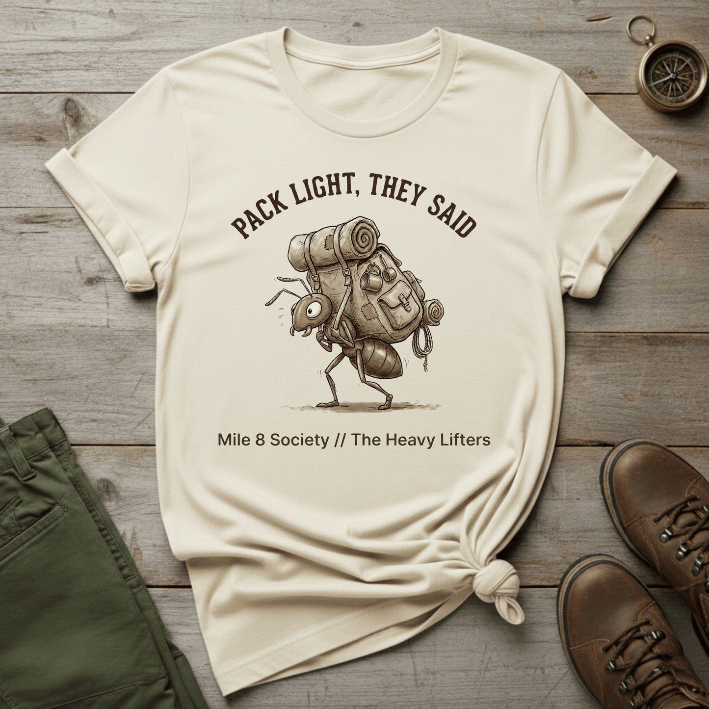 Pack Light They Said T-Shirt