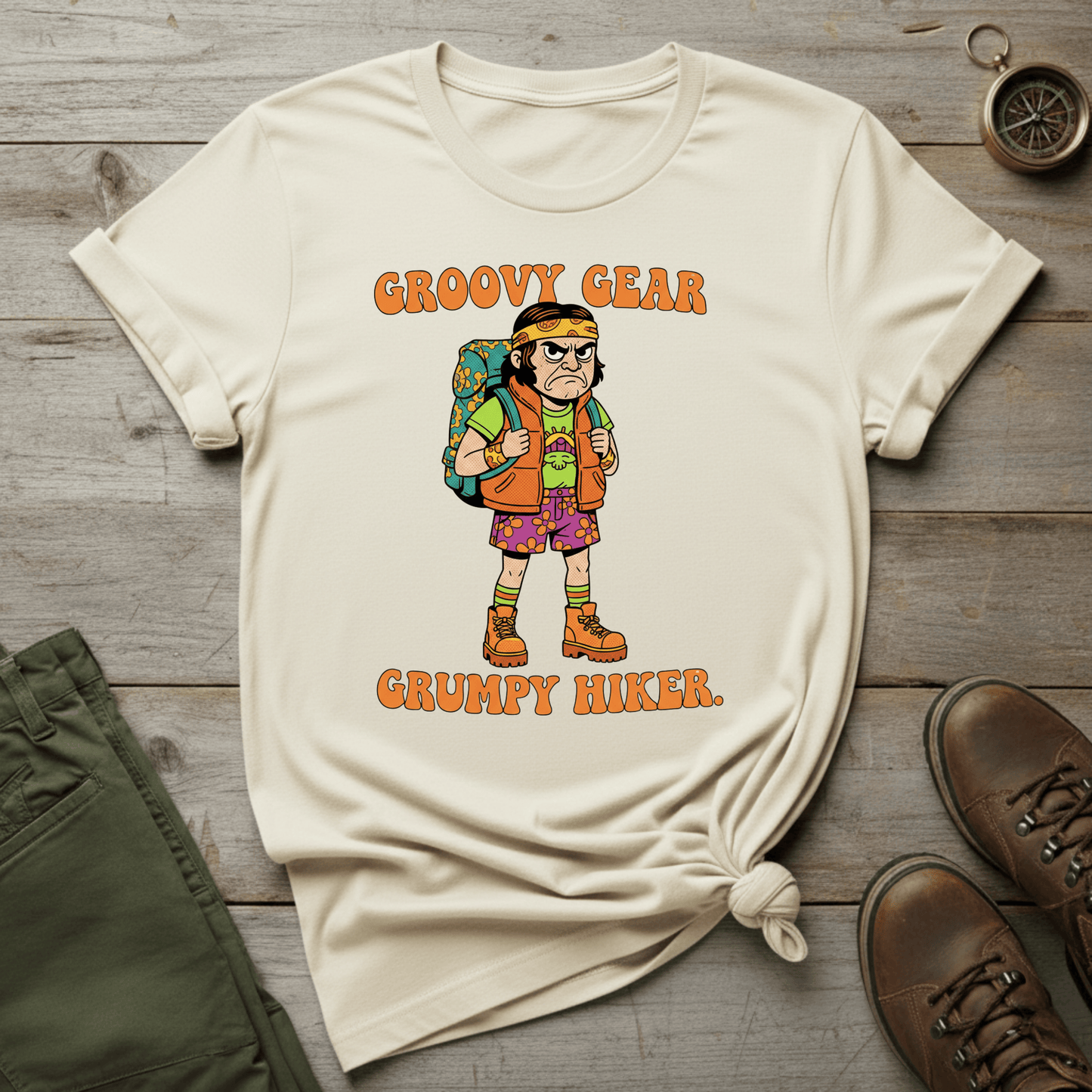 Groovy Gear "Grumpy Hiker" T-Shirt