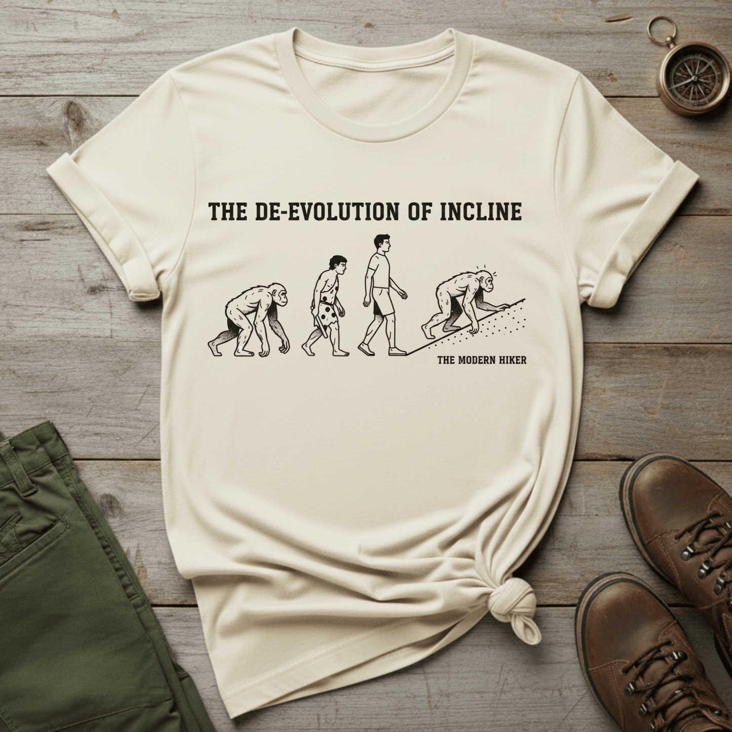 The De-Evolution of Incline T-Shirt