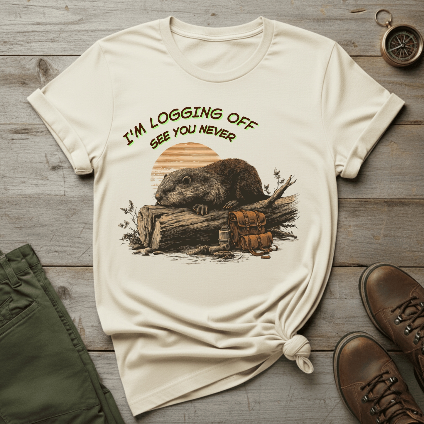 I'm Logging Off, See You Never T-Shirt