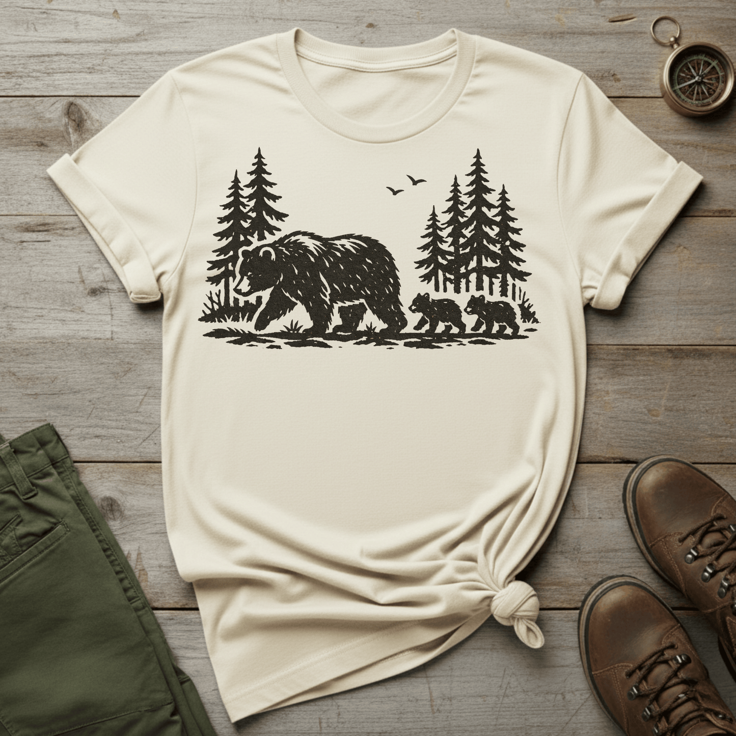 Mama Bear and Cubs T-Shirt