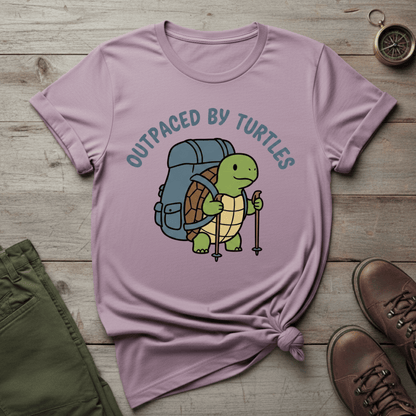 Outpaced By Turtles Hiking T‑Shirt