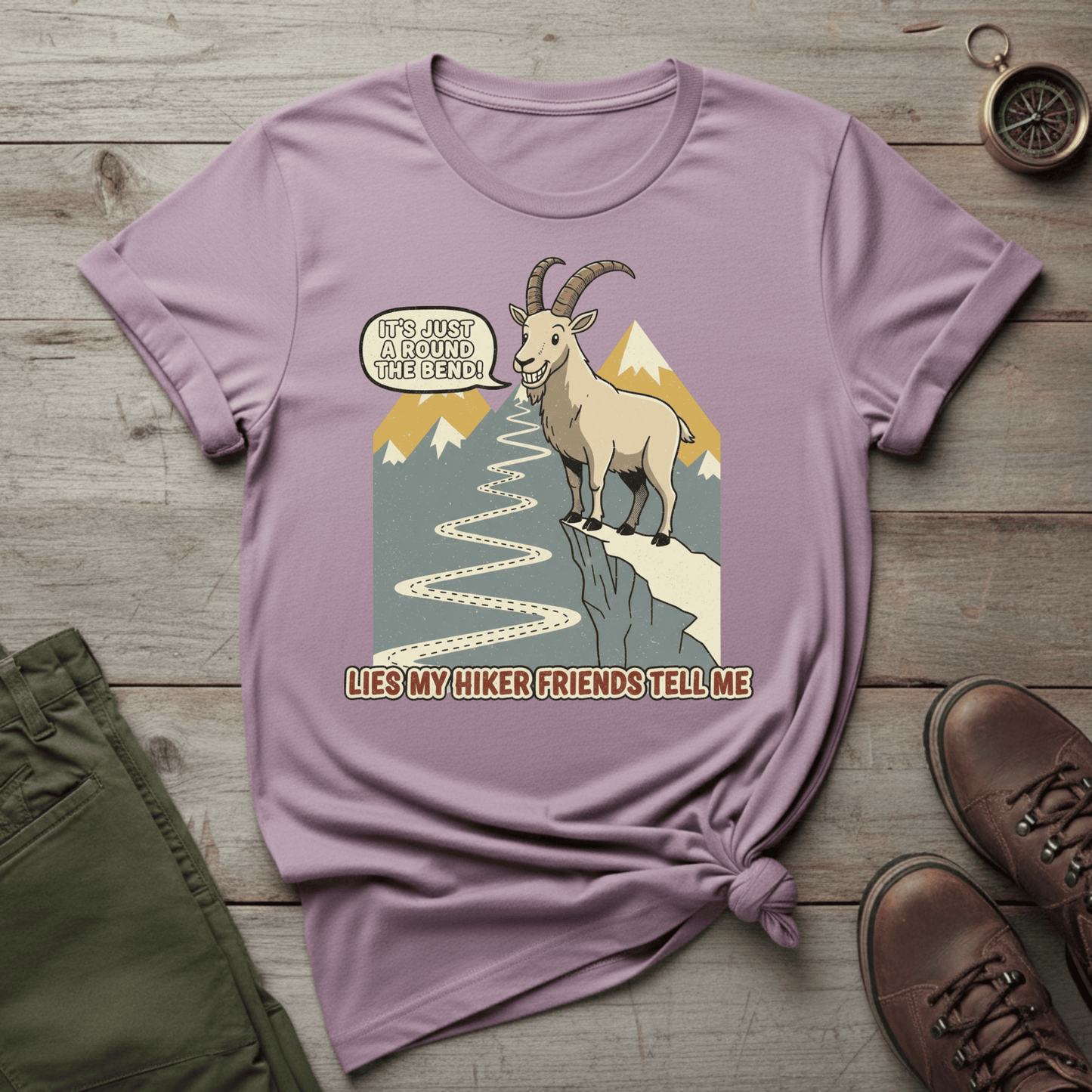 Lies My Hiker Friends Tell Me T-Shirt