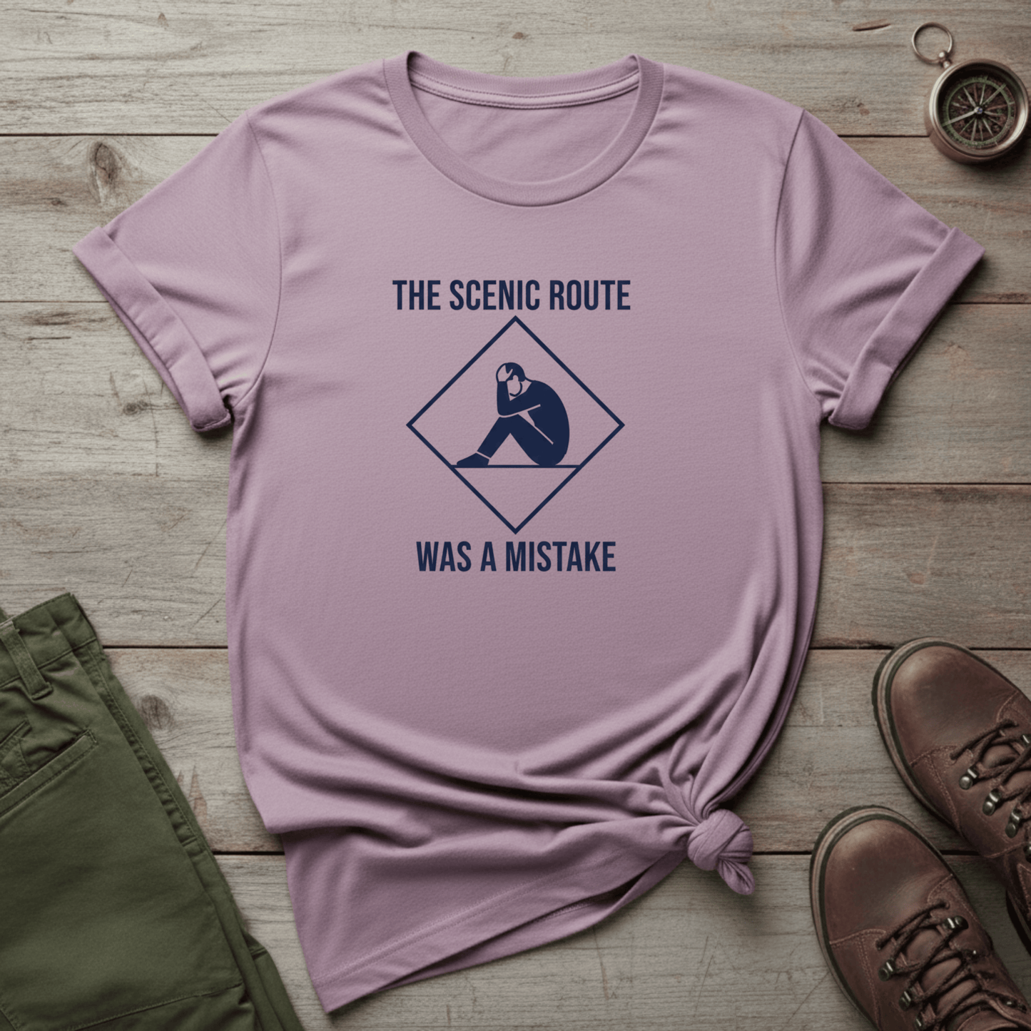Scenic Route Was a Mistake T-Shirt