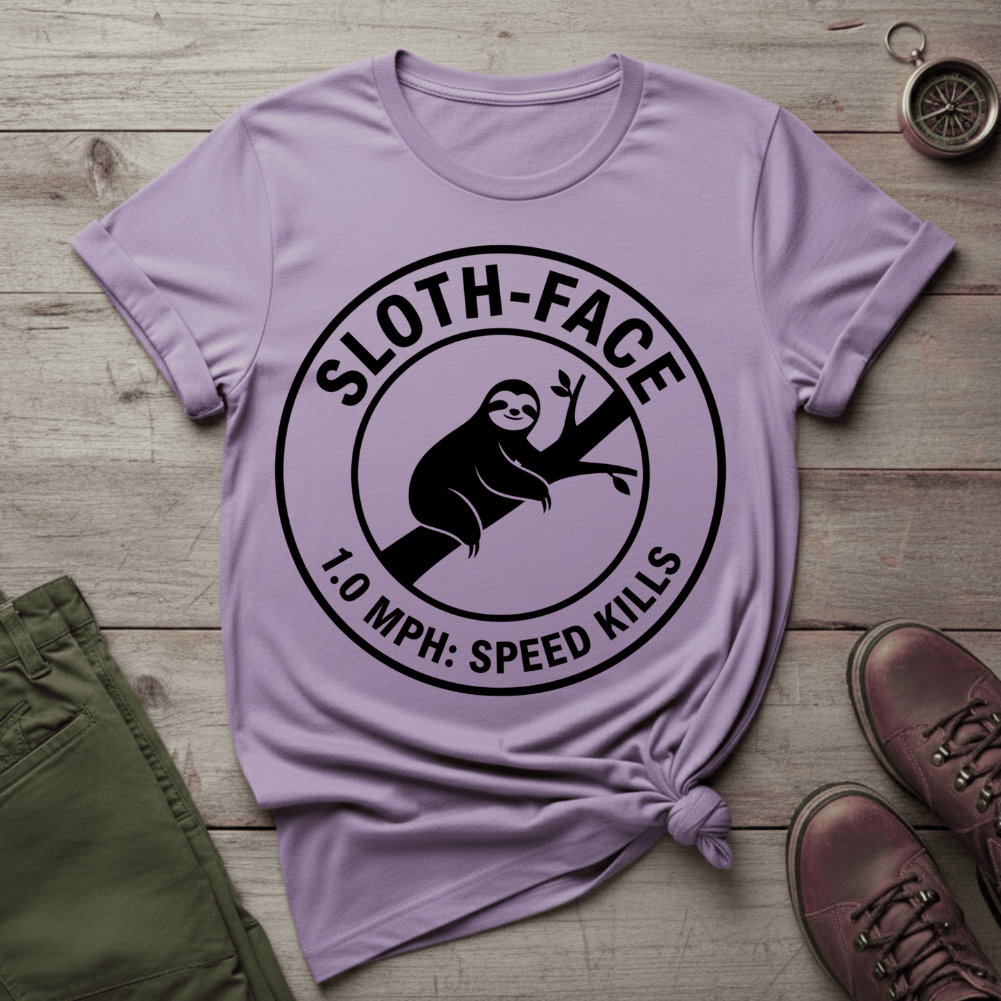 Sloth Face T-Shirt