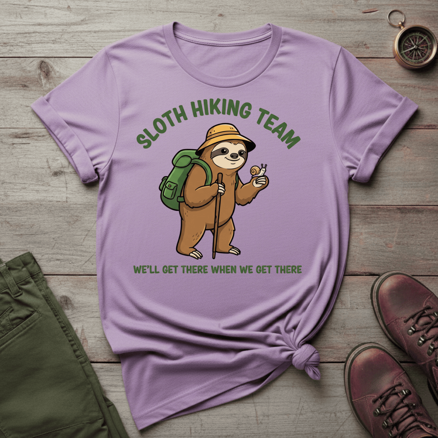 Sloth Hiking Team T-Shirt