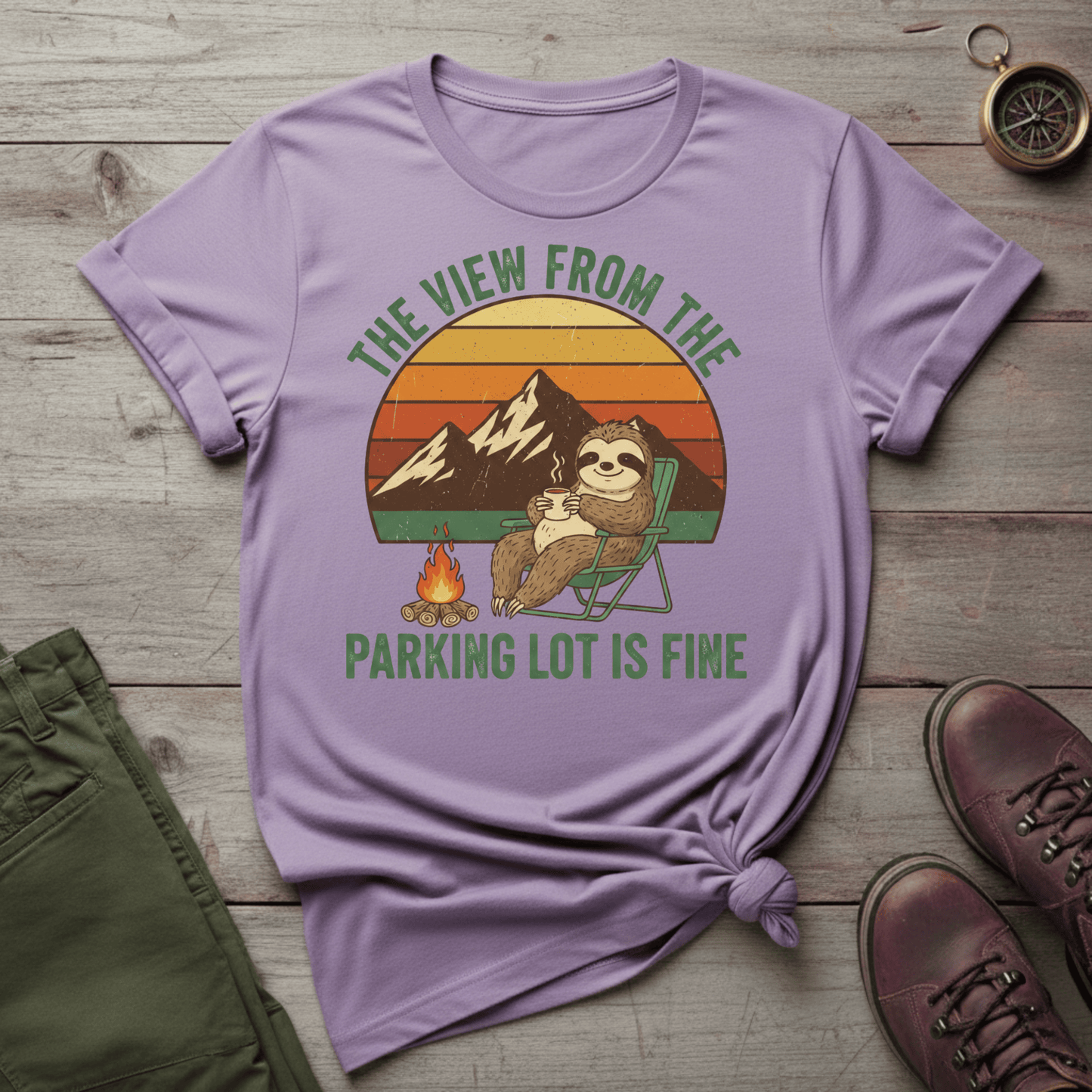 The View From The Parking Lot Is Fine T-Shirt