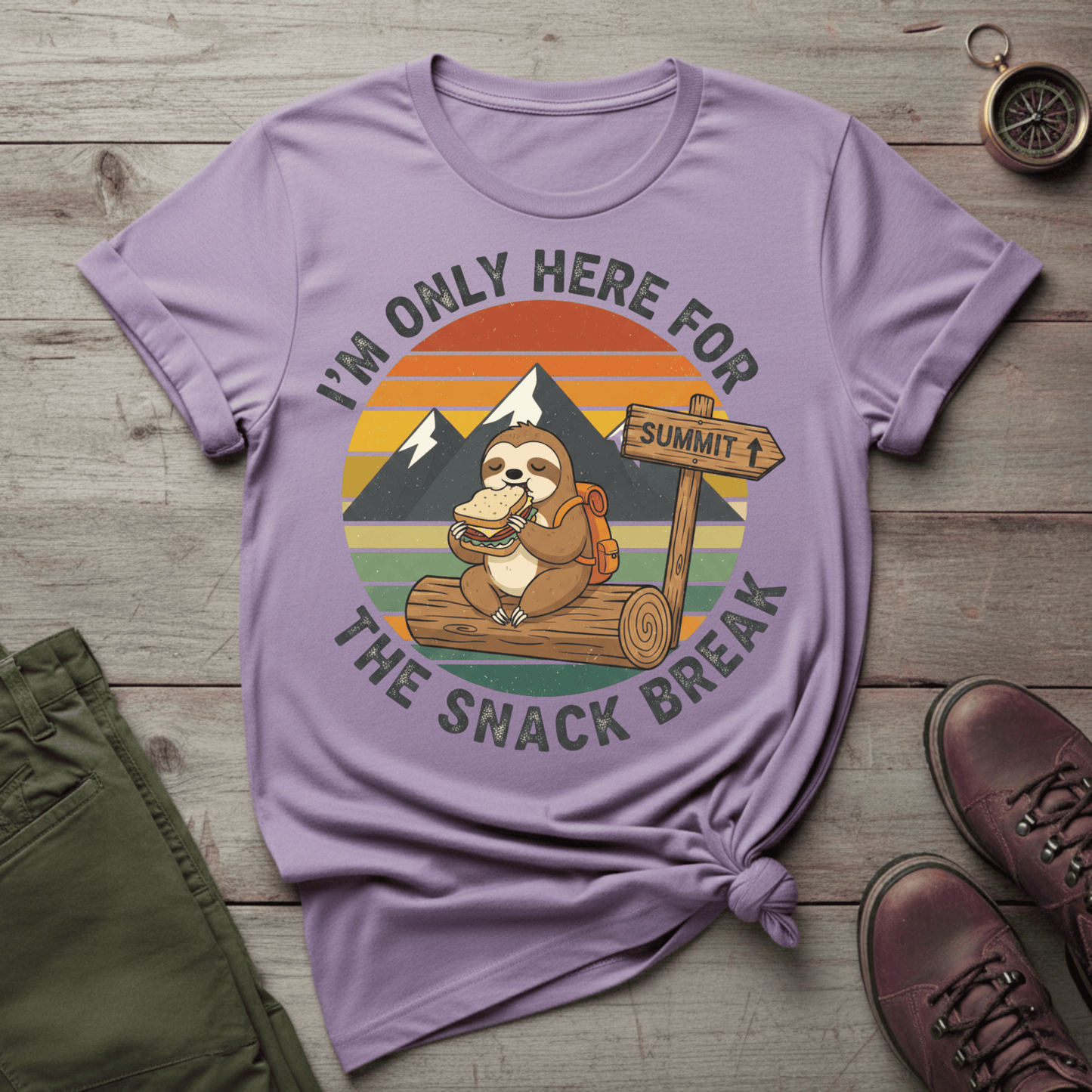 I'm Only Here For The Snack Break T-Shirt