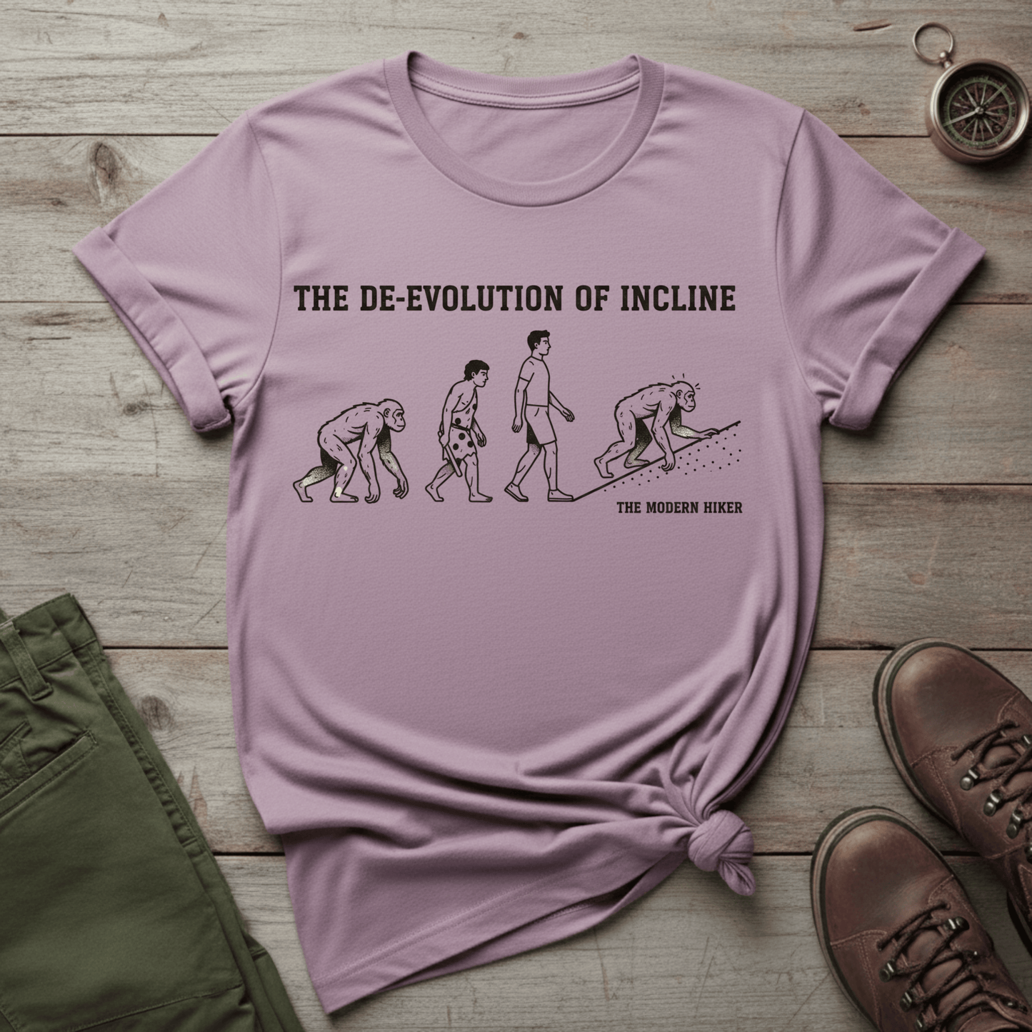 The De-Evolution of Incline T-Shirt