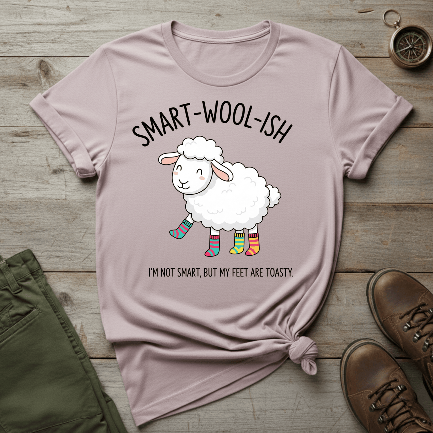 Smart-Wool-ish Sheep T-Shirt