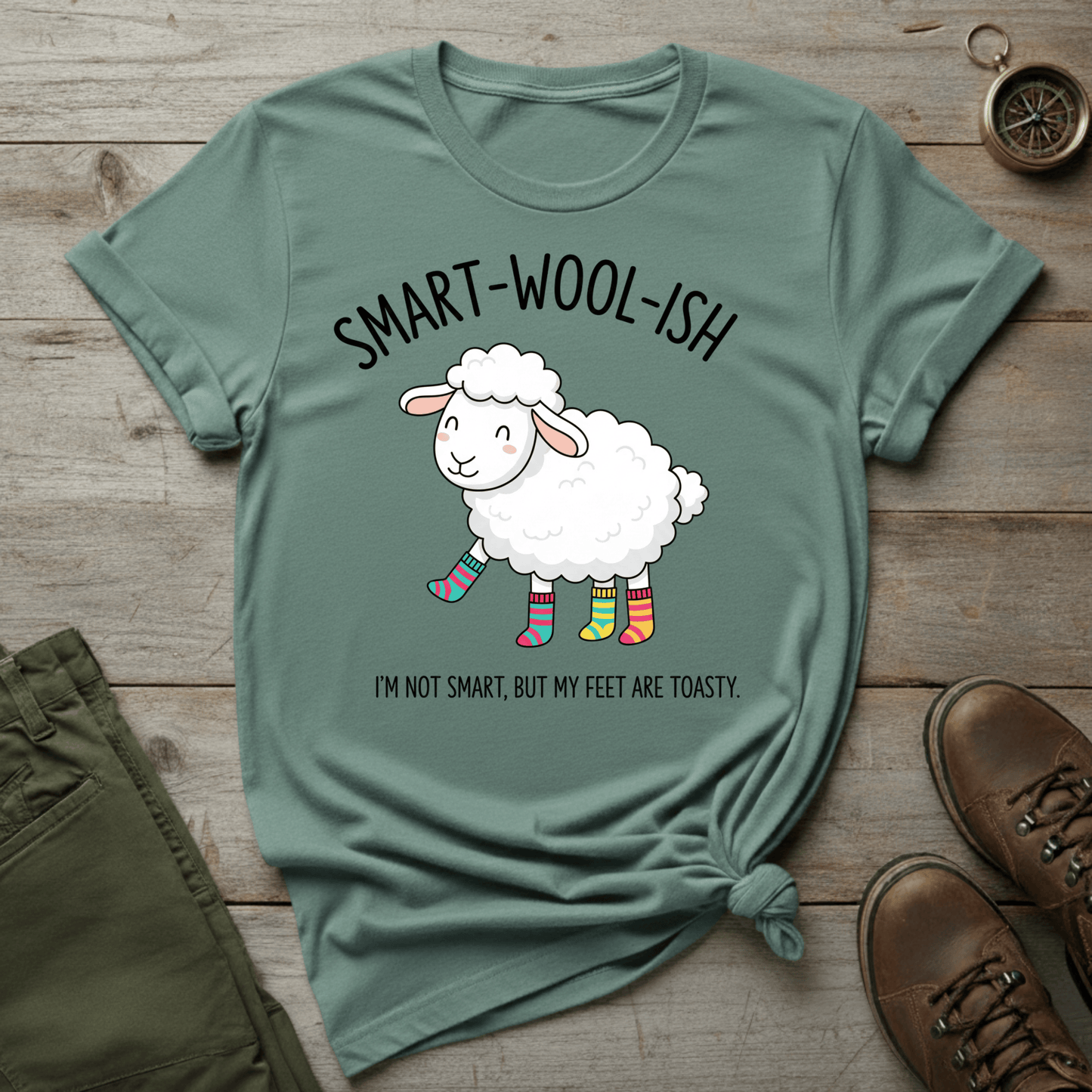 Smart-Wool-ish Sheep T-Shirt