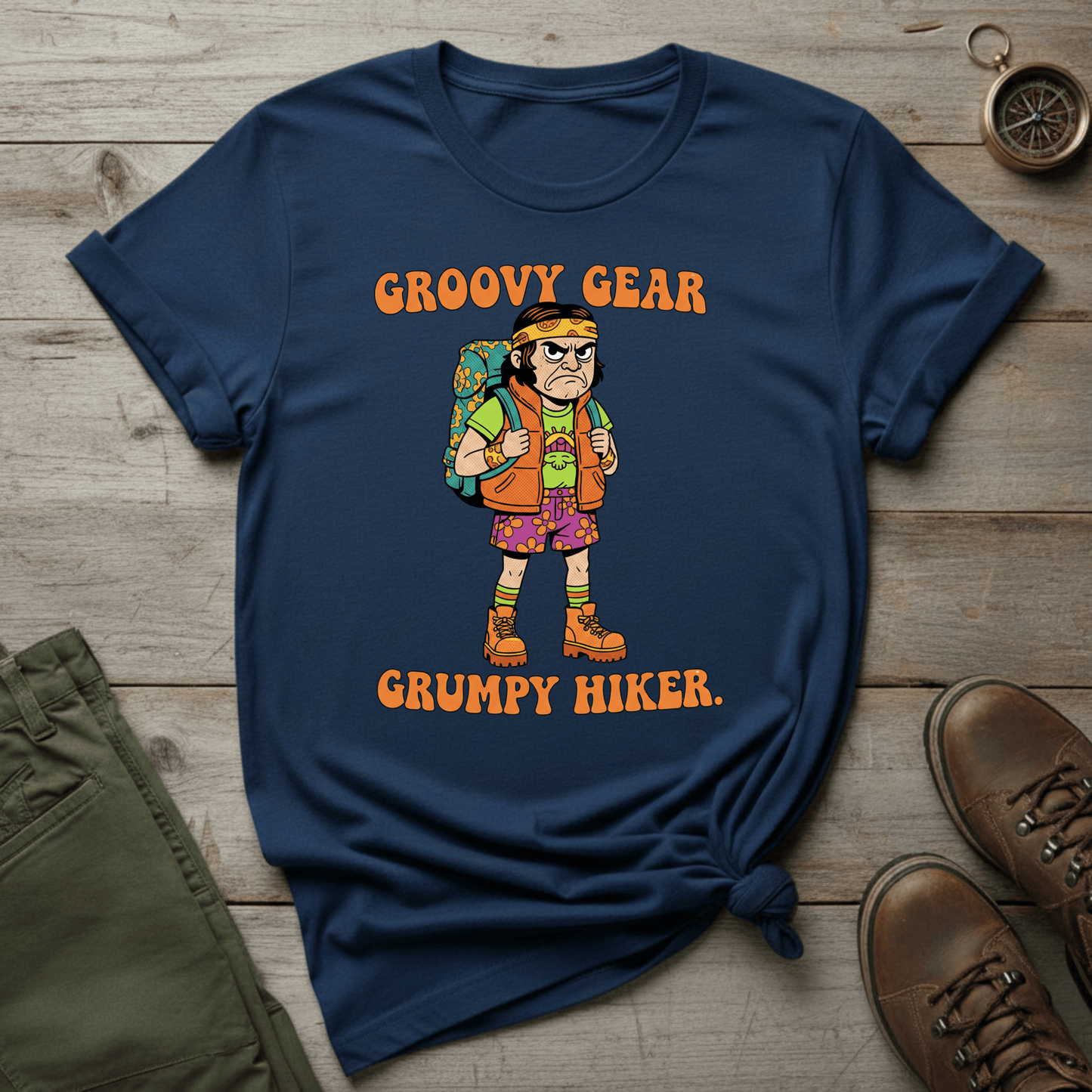 Groovy Gear "Grumpy Hiker" T-Shirt