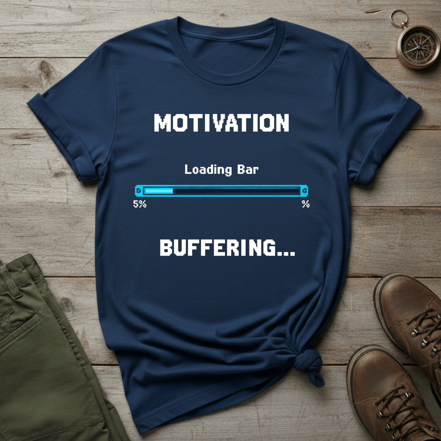 Motivation Loading Bar T-Shirt