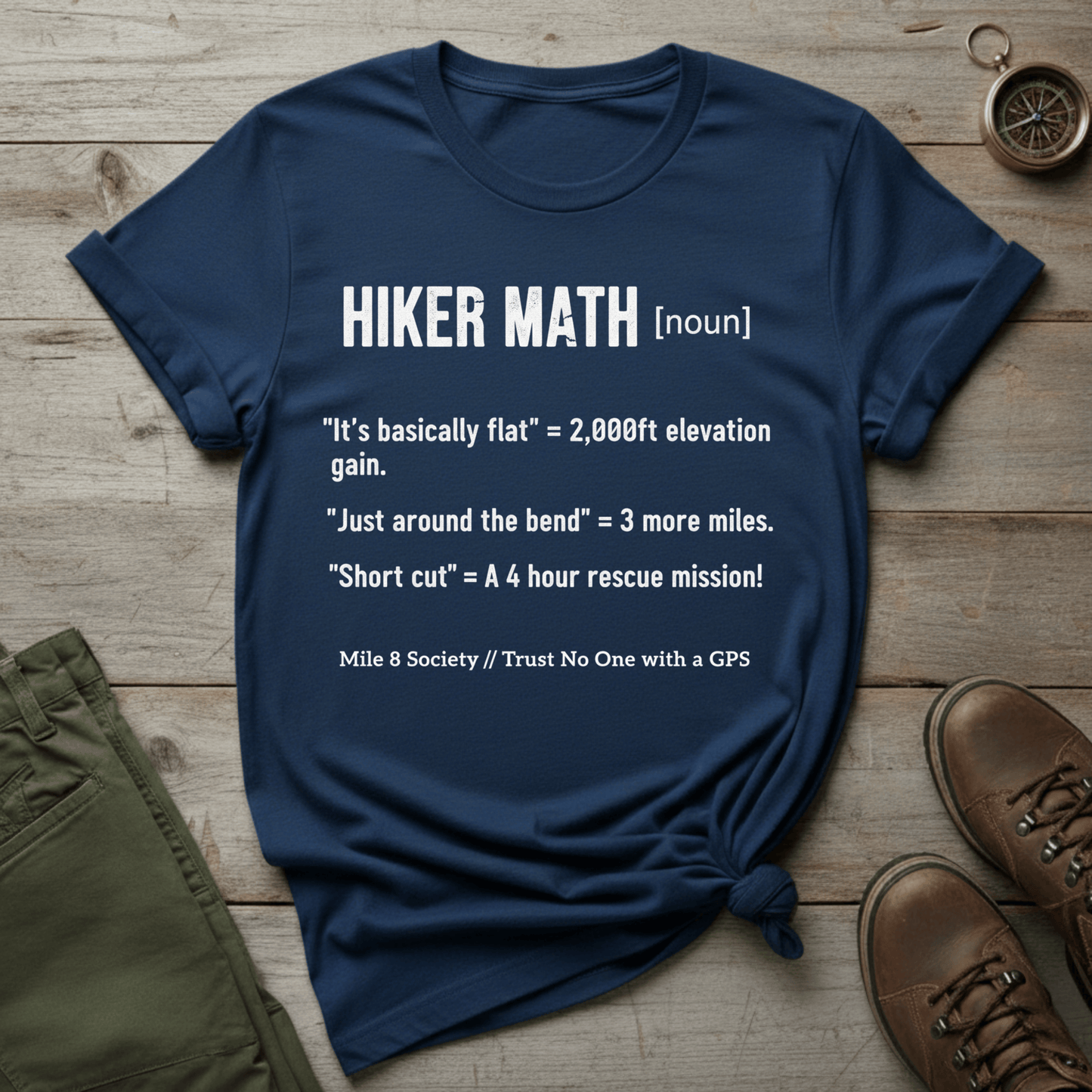 Hiker Math T-shirt