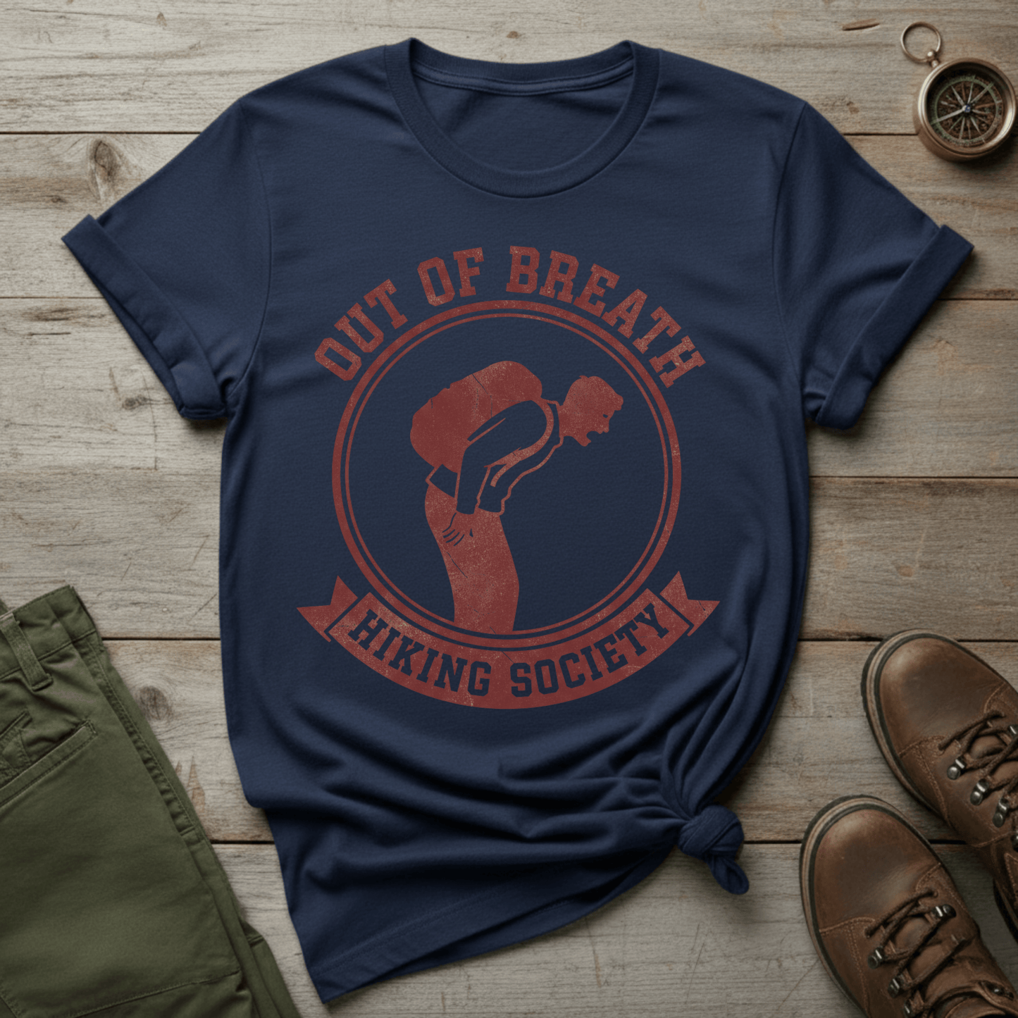 Out of Breath Hiking Society T-Shirt