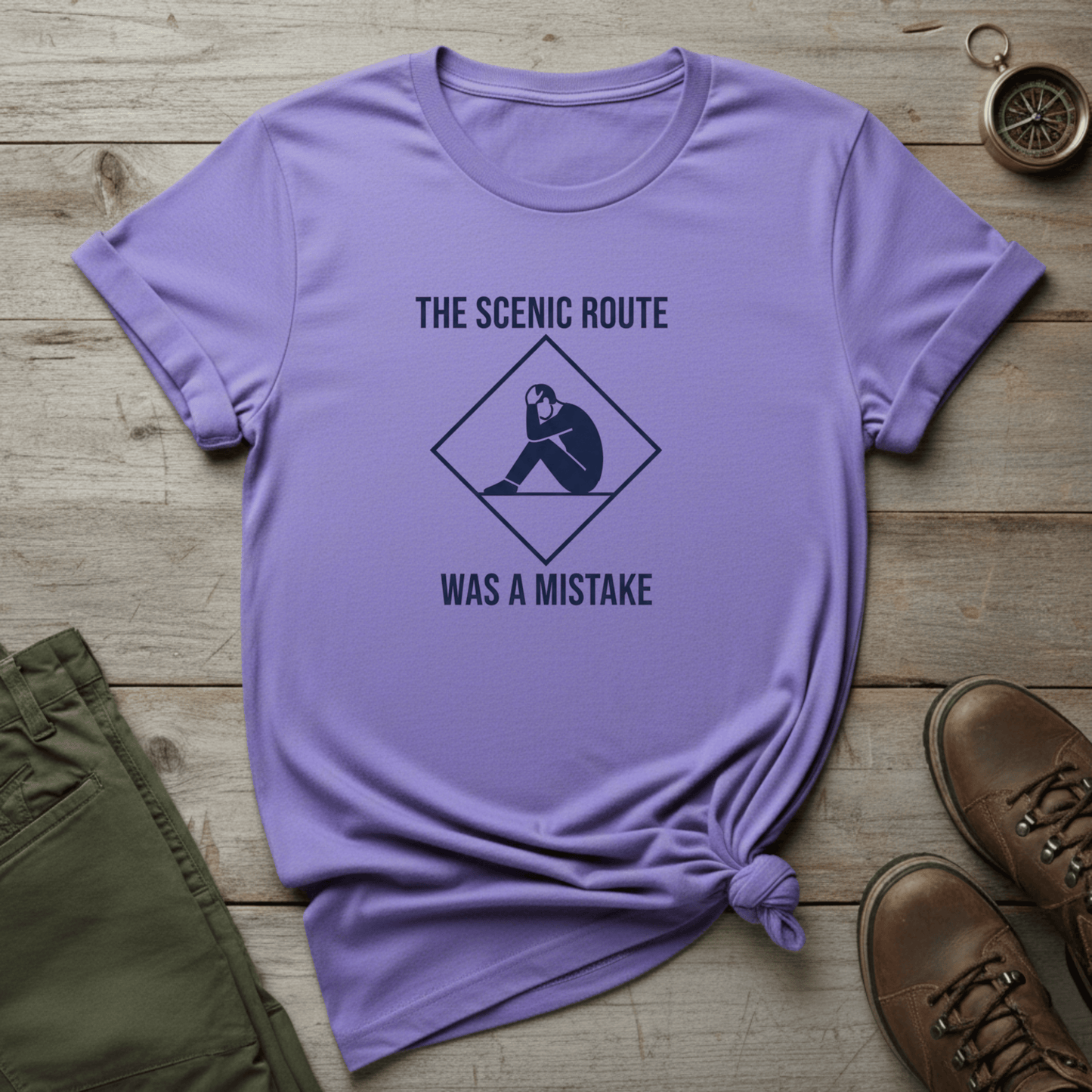 Scenic Route Was a Mistake T-Shirt