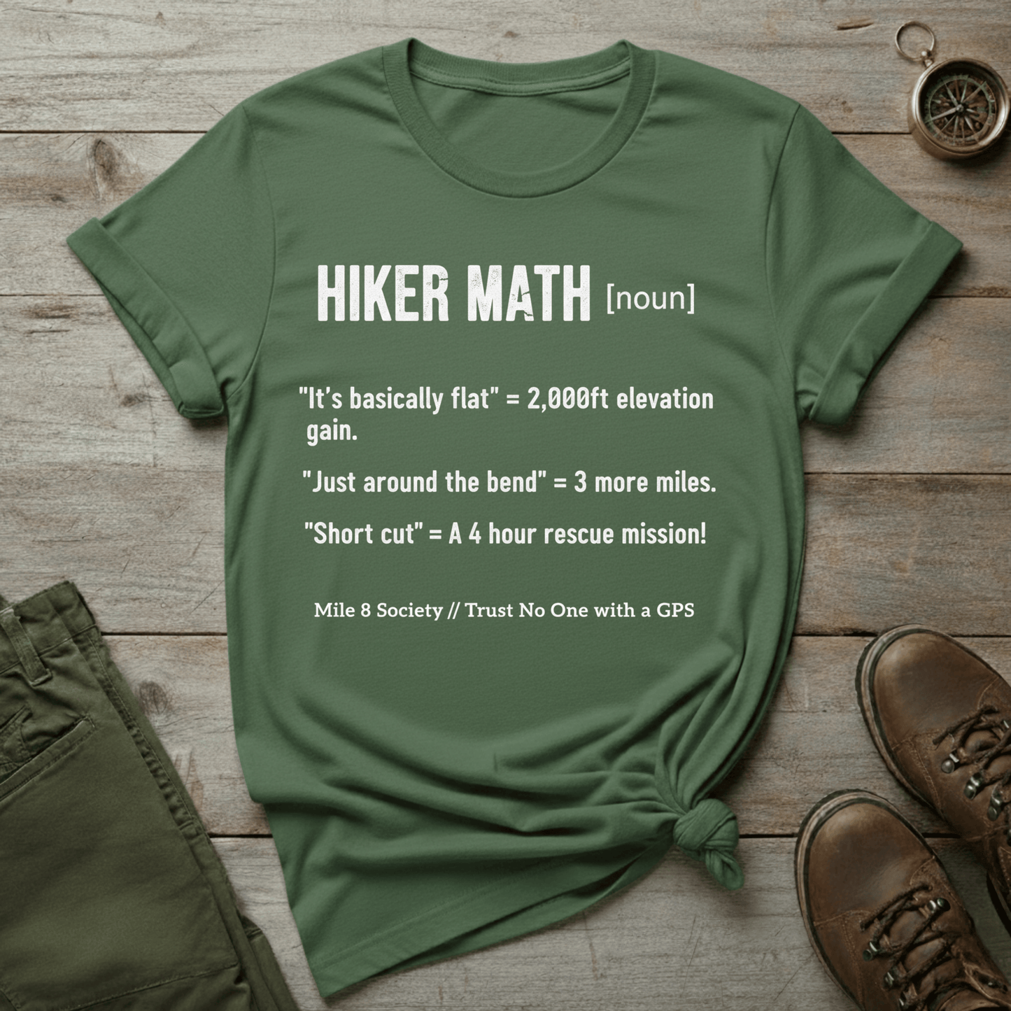 Hiker Math T-shirt