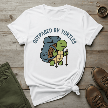 Outpaced By Turtles Hiking T‑Shirt