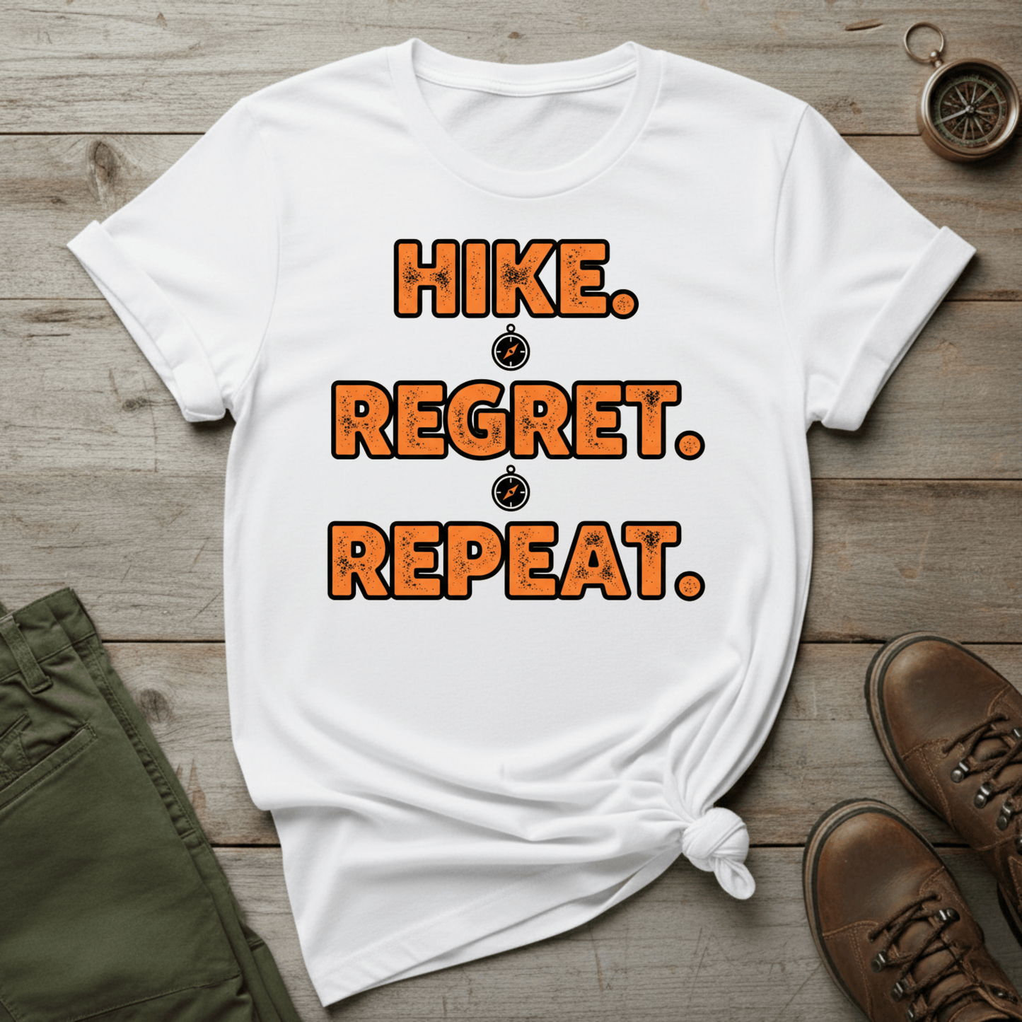 Hike. Regret. Repeat. T-Shirt