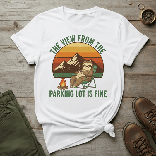 The View From The Parking Lot Is Fine T-Shirt