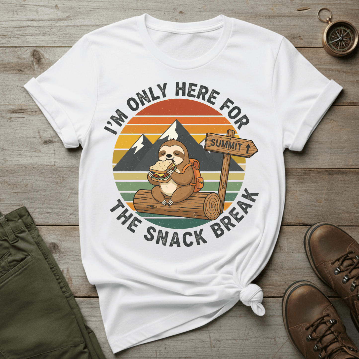 I'm Only Here For The Snack Break T-Shirt