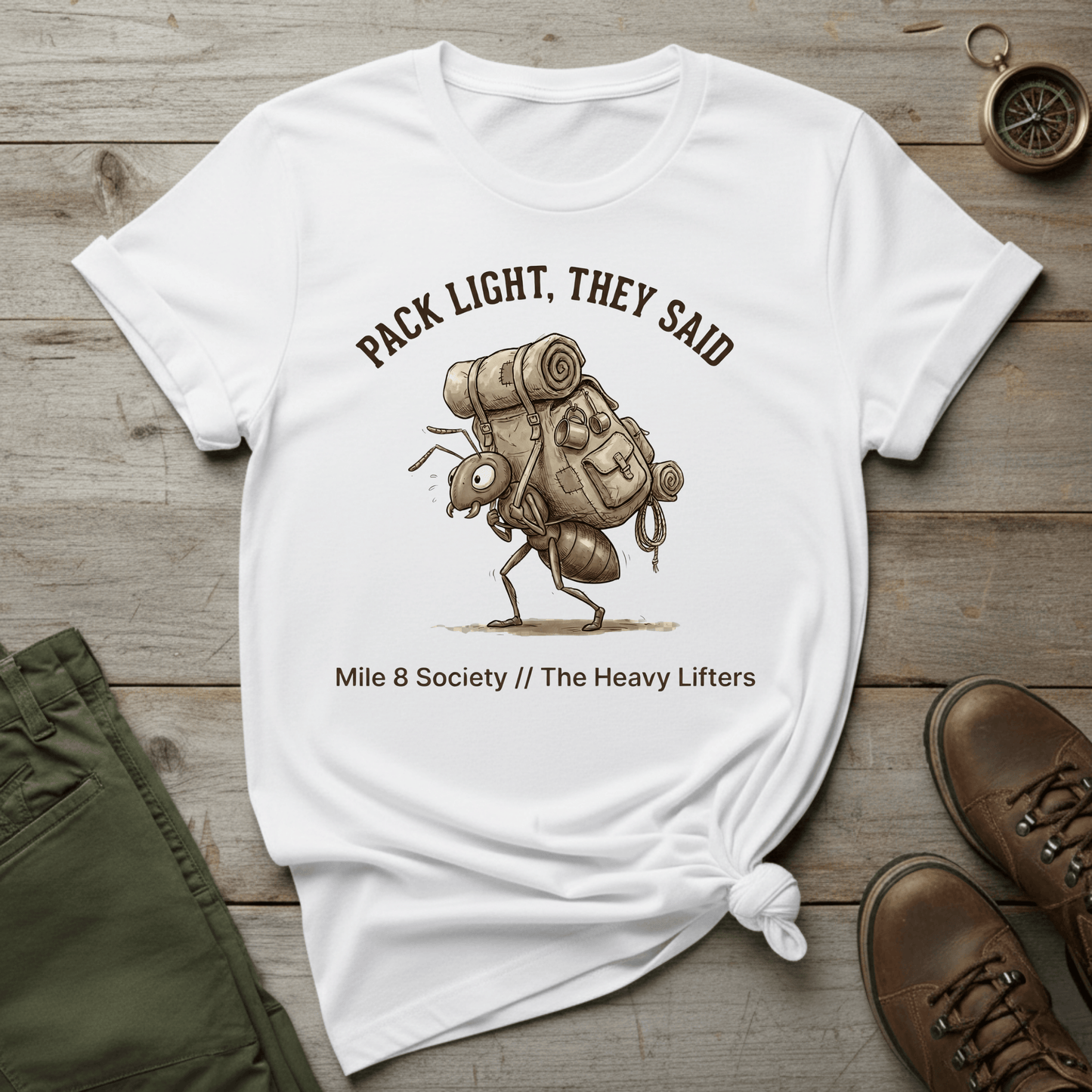 Pack Light They Said T-Shirt
