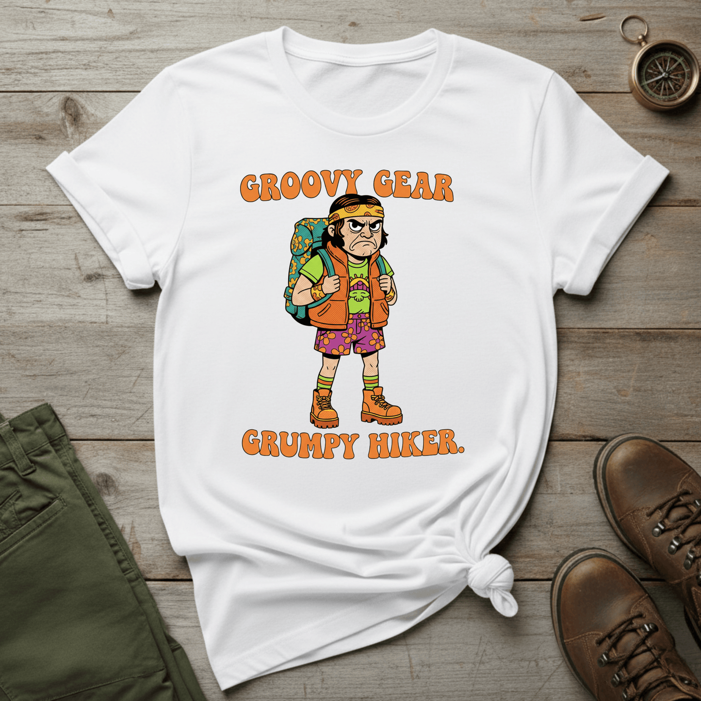 Groovy Gear "Grumpy Hiker" T-Shirt