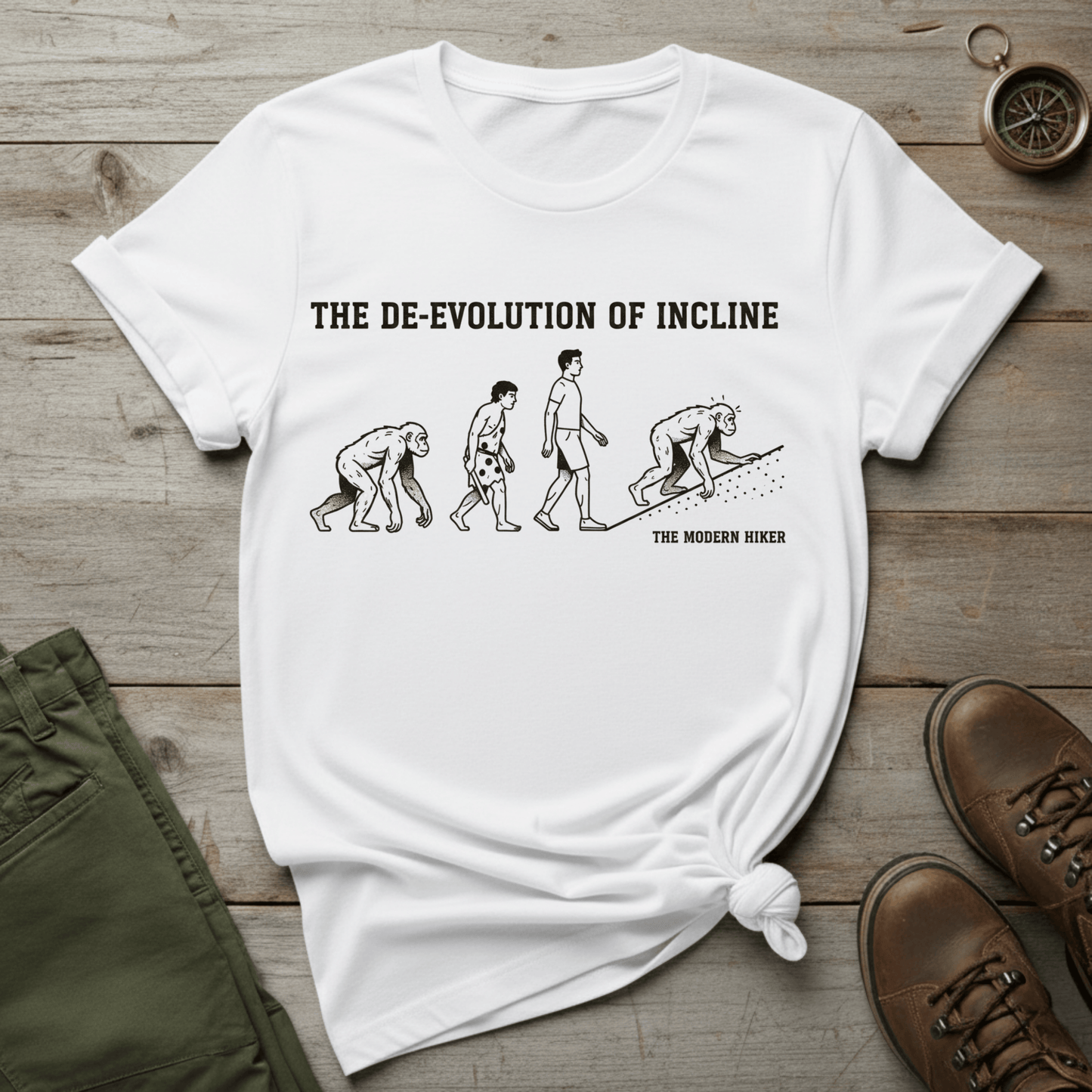 The De-Evolution of Incline T-Shirt