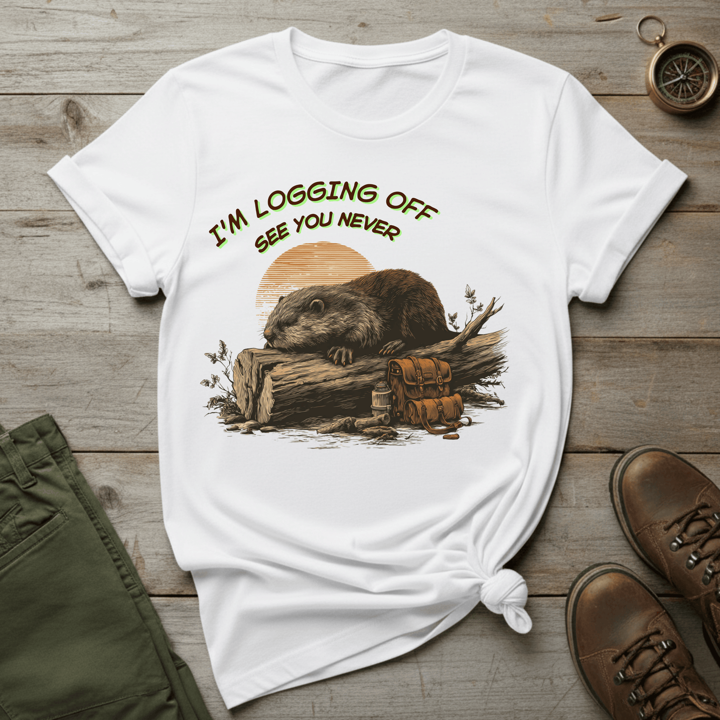 I'm Logging Off, See You Never T-Shirt