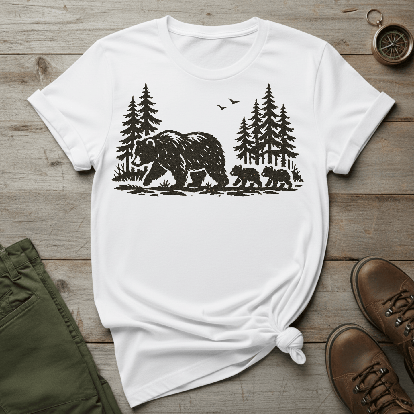 Mama Bear and Cubs T-Shirt