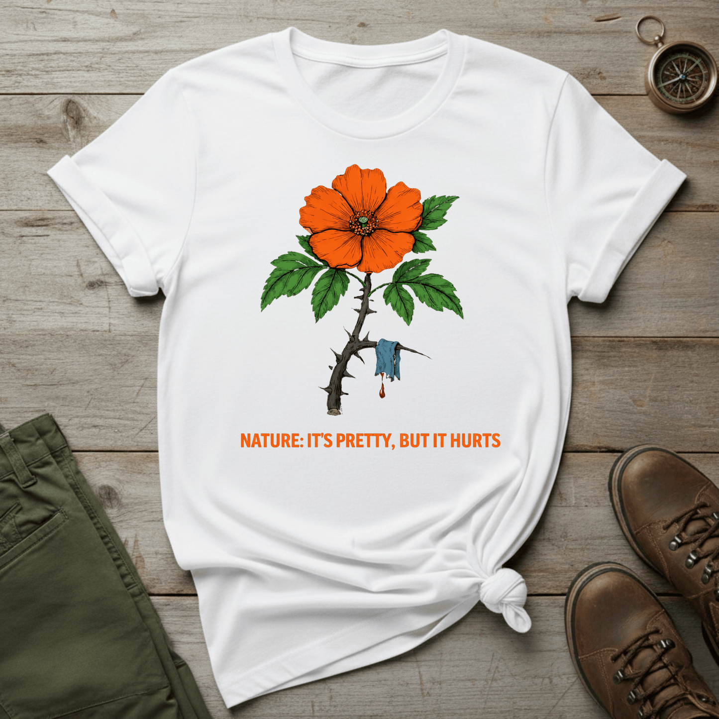 Nature: It's Pretty, But It Hurts T‑Shirt
